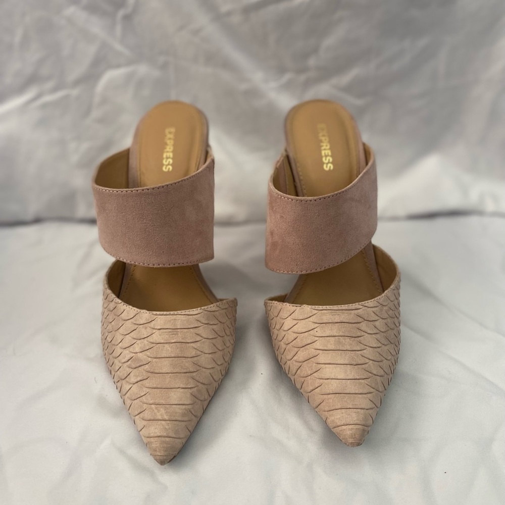 Light Pink Express Slip-on Heels